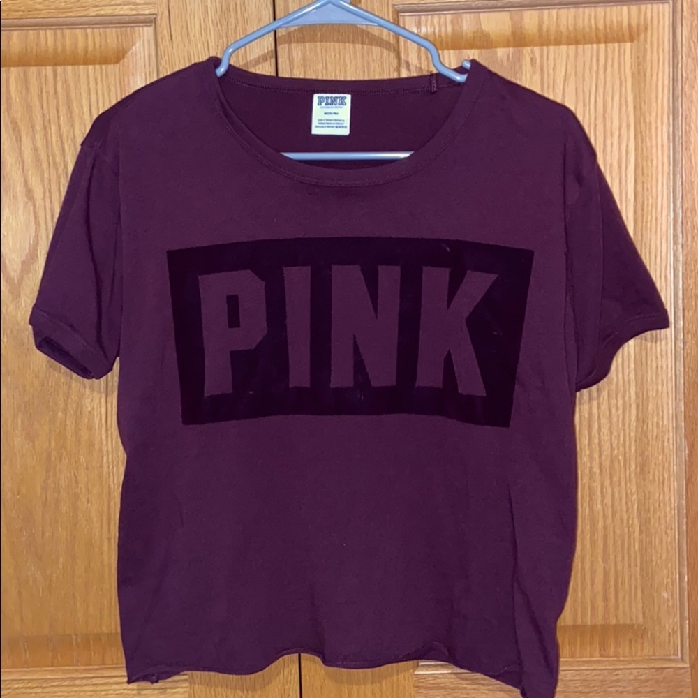 PINK VS CROPPED TEE/TOP